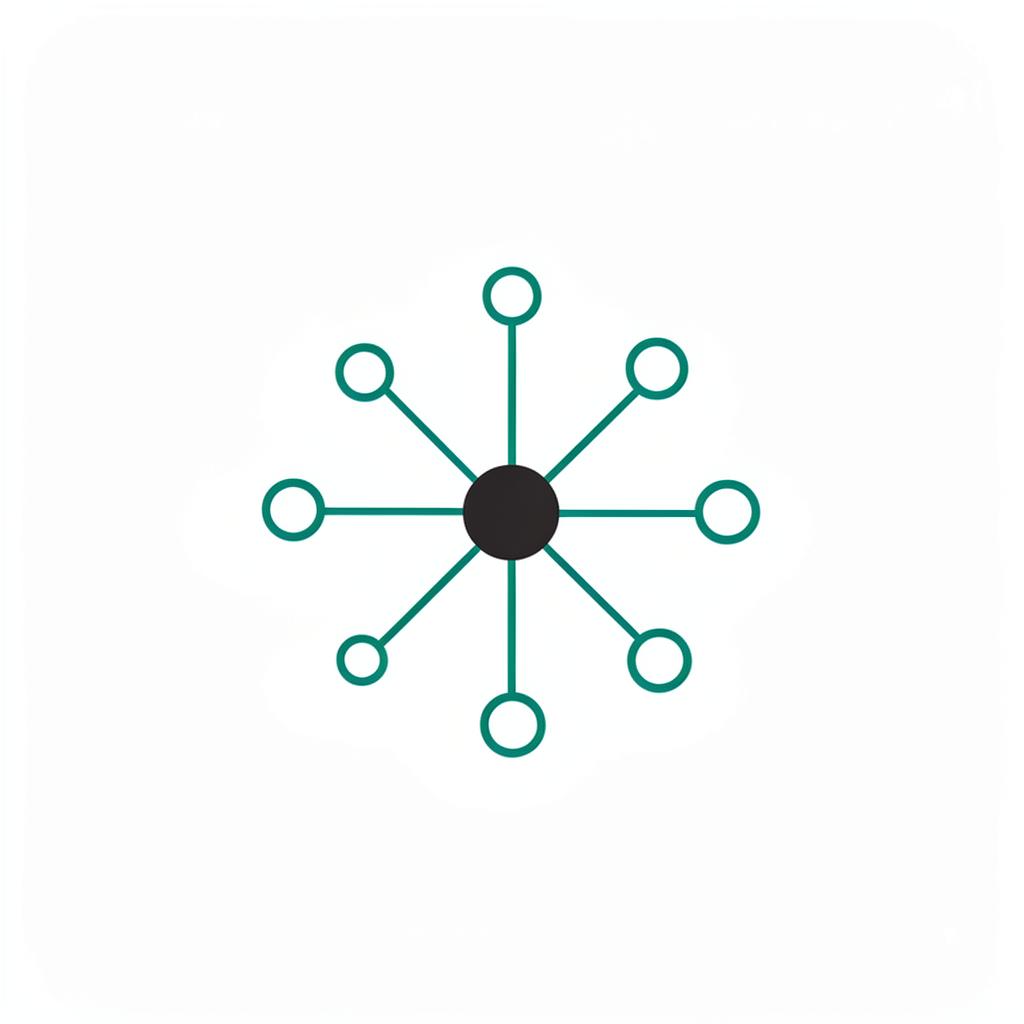 Illustration of connected nodes forming a constellation